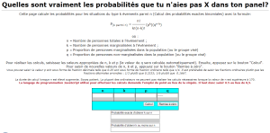 Aperçu du calculateur